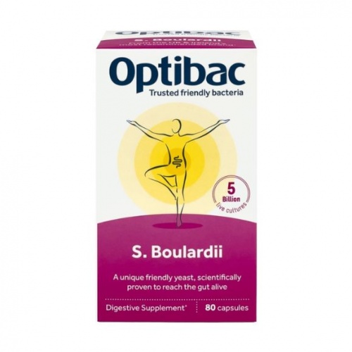 OptiBac S. Boulardii 80 Capsule Pack